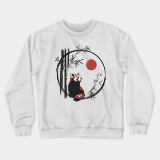 Red panda under the sun Crewneck Sweatshirt